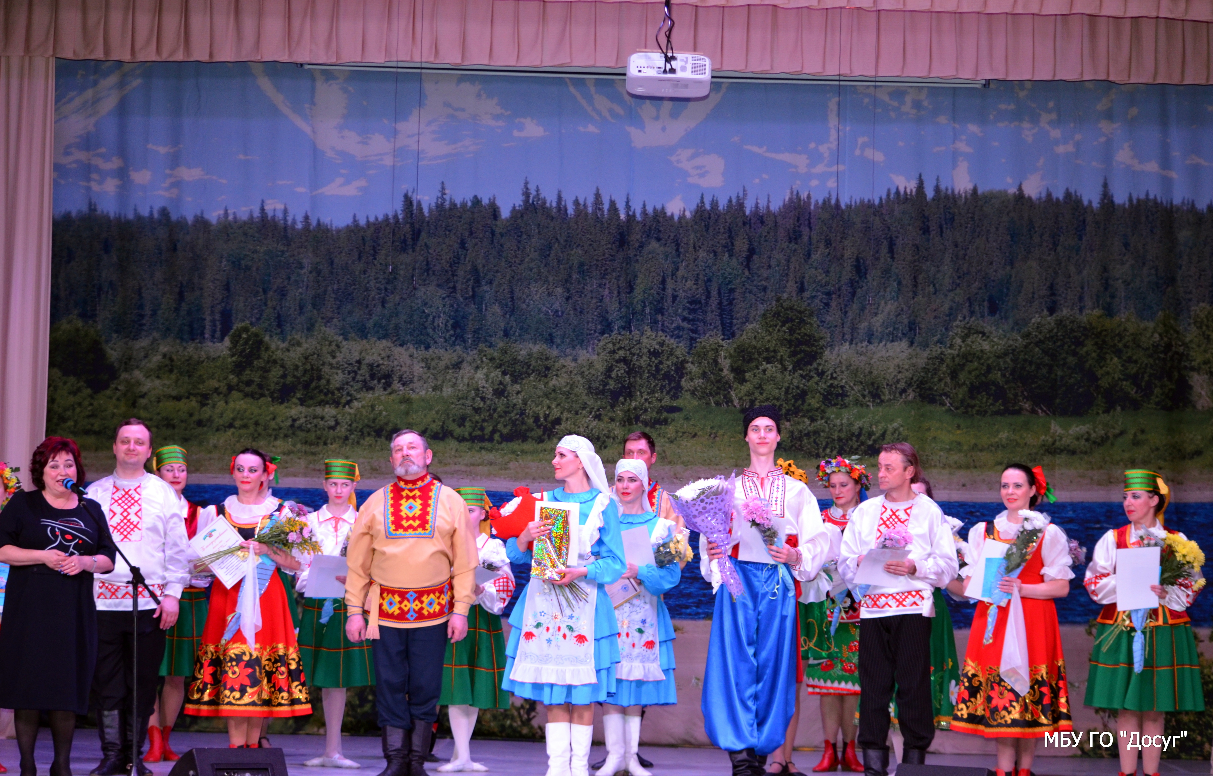 Юбилейный концерт народного коллектива, ансамбля народного танца «Сувенир»